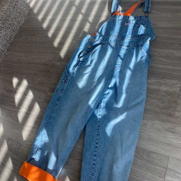 RARE Vintage GAP Fleece-Lined Overalls 🚨🔥 Don’t Miss These - Picture 7 of 7
